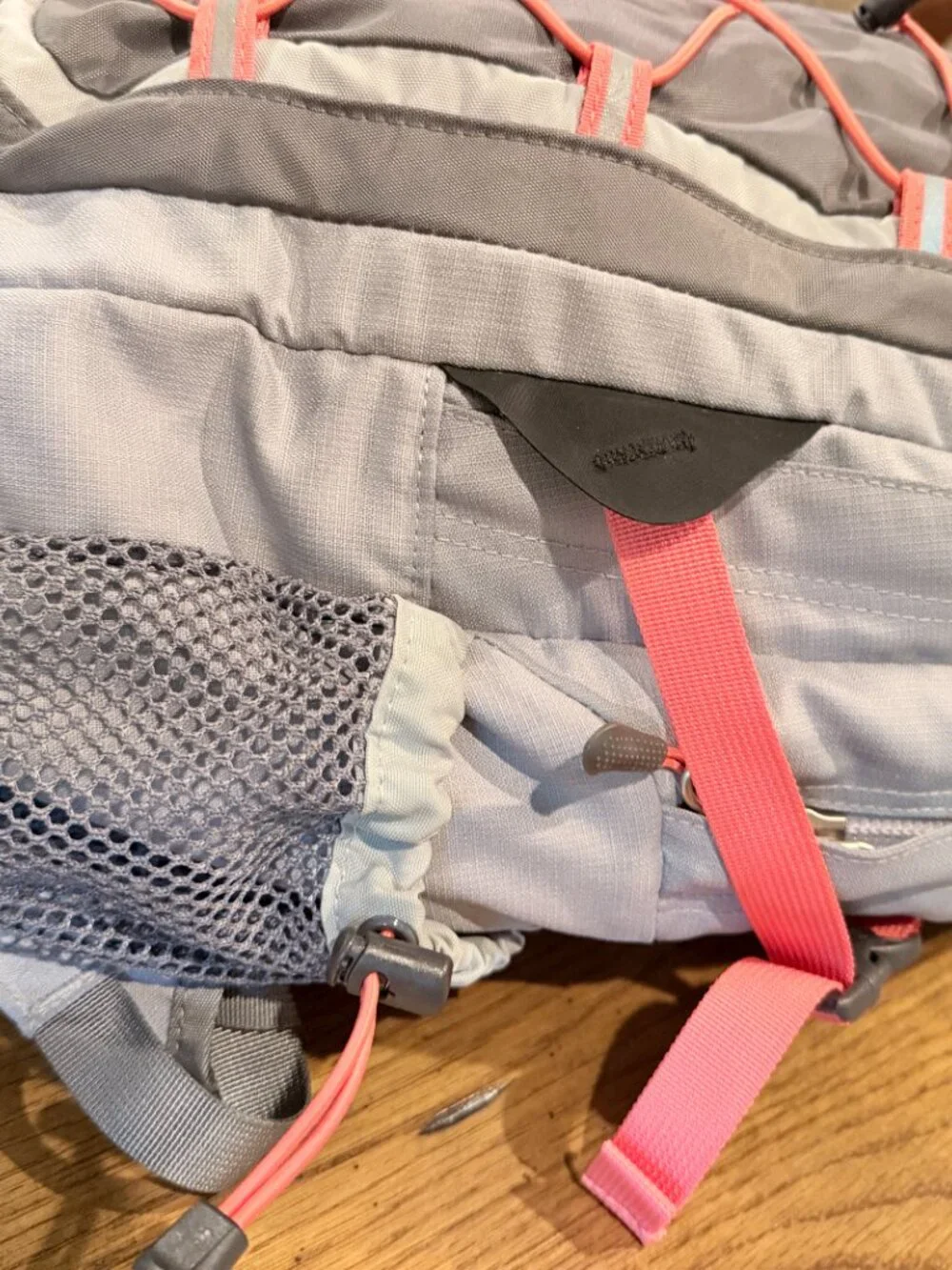 The North Face Borealis Gray/Coral Backpack